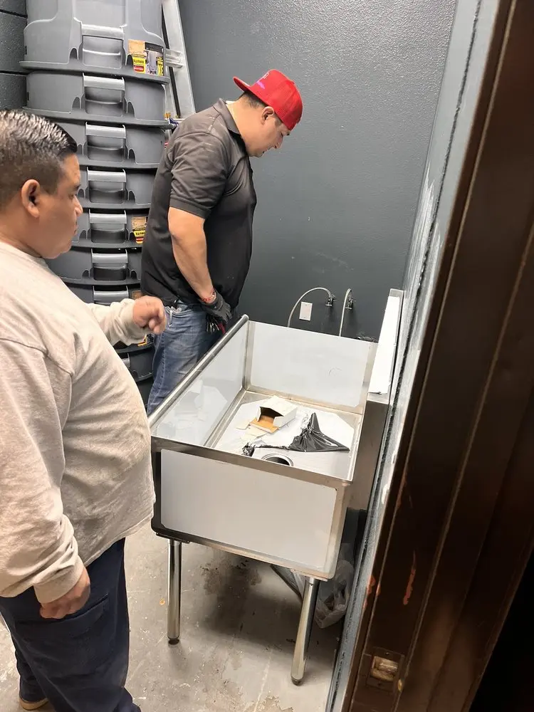 Commercial plumbing and sink installation in Interbay